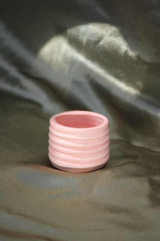 Wavy Pink Shot Cup