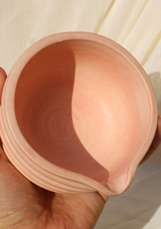 Wavy Matcha Bowl (Beachside Blush)